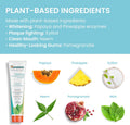 Himalaya Botanique Whitening Complete Care Toothpaste, Teeth Whitening, Fights Plaque, Fluoride Free Toothpaste, No Artificial Flavors, SLS Free,