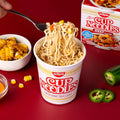 Nissin Cup Noodles Soup, Beef Flavor, Microwaveable Paper Cups, Instant Ramen, 2.25 Ounce (Pack of 12) | Instant Ramen Noodle Soup, Microwaveable