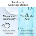 Neutrogena Oil-Free Facial Cleanser with Salicylic Acid for Acne-Prone Skin, 9.1 Fl. Oz