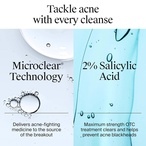 Neutrogena Oil-Free Facial Cleanser with Salicylic Acid for Acne-Prone Skin, 9.1 Fl. Oz