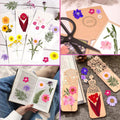 140 Pcs Dried Pressed Flowers for Resin, Real Pressed Flowers Dry Leaves Bulk Natural Herbs Kit for Scrapbooking DIY Art Crafts, Epoxy Resin