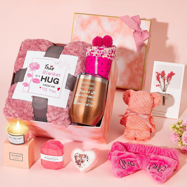 Mothers Day Gifts for Mom Birthday Box for Women Self Care Gifts Baskets Get Well Soon Gift Relaxing Set Unique Mother's Day Gifts Birthday
