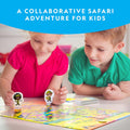NATIONAL GEOGRAPHIC My First Safari Board Game for Kids 4-6 Animal Game for Adults, Cooperative Fun Perfect for Family Game Night, Board Games for