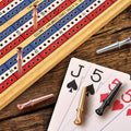 48 Pcs Metal Cribbage Pegs Cribbage Board Pegs Metal Nails Fit 1/8 Holes Toy Game Accessories with Drawstring Storage Pouch for Cribbage