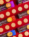 Breton Original Crackers 7 Ounce Pack of 3 Original with Sea Salt 7 Ounce (Pack of 3)