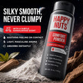 HAPPY NUTS Comfort Powder Deodorant For Men: Anti-Chafing, Sweat and Odor Control for Jock Itch, Aluminum-Free, 6 oz (1 Pack), Original Scent