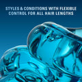 Dep Hair Gel for Men – Strong Hold Styling Gel, Alcohol-Free, Flake-Free, Flexible Control with Keratin Amino Acids, Humidity Resistant Hair