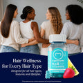 Sugarbear Hair Vitamin Gummy 2 Month Supply Extra Strength Biotin 6000Mcg, Growth for Men & Women, Vegan Vitamin B12, MSM, Inositol, Omega 3,