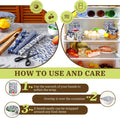 Moukeren 3 Rolls Reusable Beeswax Wrap 13'' X 40'' Food Wrap Beeswax Paper Food Wrappers Cotton Bread Sandwich Wrapper for Kitchen Storage Gifts,