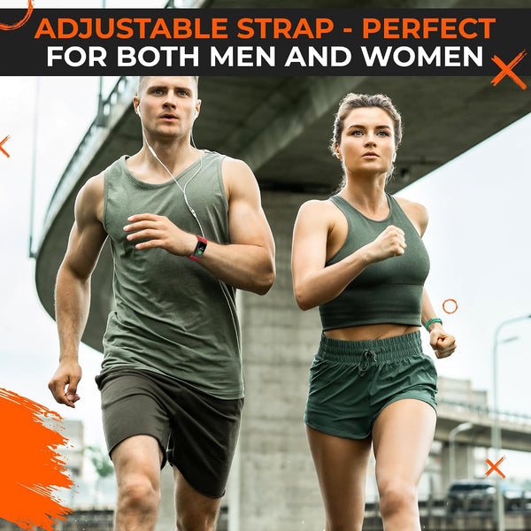 Reluen 2-Pack Bands Compatible only with ID115Plus HR - Wrist Band Fitness Watch Bands Replacement - Bands Smart Watch 5 Units in Different Colors
