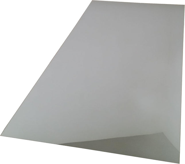 12 x 24 x 0.04 Inch Acrylic See-Through Mirror, 30% Transparent 1mm Thick Acryli