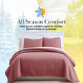 Southshore Fine Living, Inc. Queen/Full Size Quilt Bedding Set with 2 Pillow Shams, Soft Comfy Queen Coverlet/Full Size Bedspread, Machine