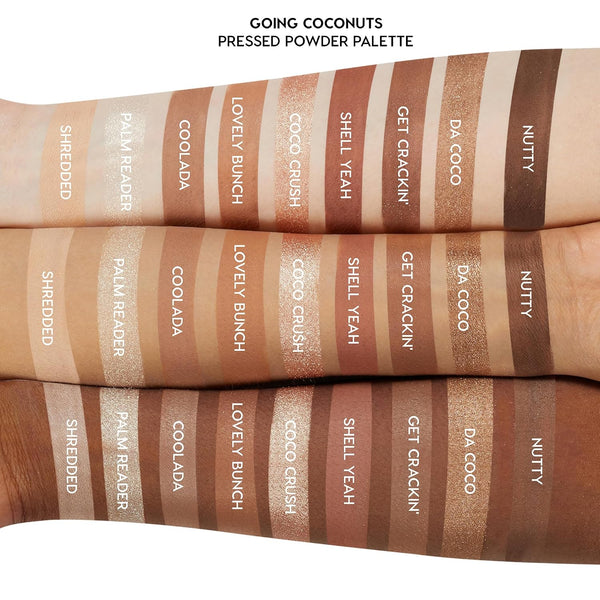 ColourPop Going Coconuts Eyeshadow Palette - Cool-Toned Neutral Eyeshadow Palette with Ultra-Velvety and Silky Finishes - High-Pigment Eye Makeup