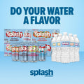 SPLASH REFRESHER Flavored Water Bottles, Mandarin Orange Flavor - 6-Pack, 16.9 Fl Oz - Refreshing Flavored Bottled Water with Electrolytes - Zero