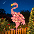Homeimpro Garden Solar Lights Flamingo Yard Decor Gifts for Women Outdoor Decorations Stake Lights, Waterproof Warm White 27 LED for Lawn,Patio,