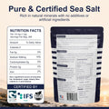 Le Marinier Celtic Salt Organic Grey Coarse, 1.1lb - 18oz. Mineral Rich 100% Natural and Unrefined French Sea Salt Organic. Hand Harvested Mineral