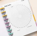 Habit Tracker Inserts for 9 Disc Planners, Habit Log, Resolution Tracker, Monthly Habit Planner for Medium Size Planners (9 Disc Classic (7" X 9.25"))