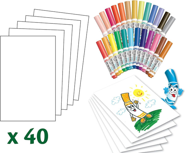 Crayola Pip-Squeaks Washable Marker Set (65Ct), Coloring Set, Art Supplies for Kids, Drawing Kit, Kids Travel Activity, Easter Basket Essentials, 4+