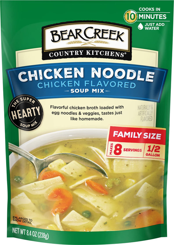Bear Creek Soup Mix, Chicken Noodle, 8.4 Ounce Chicken Noodle 8.4 Ounce (Pack of 1)