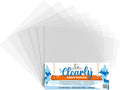 Bearly Art Clearly Craft Plastic - Crystal Clear Acetate Sheets for Crafts 12X12 - .007" - BPA Free - Compatible with Cricut and More - 25 Pack