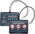 Compatible with Lyft Uber (2-Pack) Tips Rating Appreciated Rideshare Accessories Ã¢ÂÂ 7Ã¢ÂÂ X 5Ã¢ÂÂ Ã¢ÂÂ Interior Acrylic Headrest Sign -