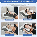Elviros CPAP Pillow HSA/FSA for Side Back and Stomach Sleepers | Adjustable Firmness & 4 Heights, Ergonomic Memory Foam Cervical Neck Pillow for
