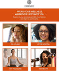 Essence Wearable Aromatherapy Nasal Diffuser – Orange Essential Oil Nose Ring Silicone Inhaler for Stress & Mood Support - Made in USA &