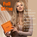 Full Shine Tape In Hair Extensions Human Hair, Golden Brown Blonde 14 Inch | 50G 20Pcs, Remy Hair Extensions Real Human Hair, Invisible Skin Weft,