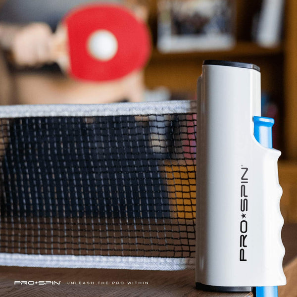 PRO-SPIN Retractable Ping Pong Net – 72" Table Tennis Net with Clamps | Portable Ping Pong Net for Any Table | Includes Custom Mesh Storage Bag |