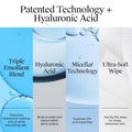 Neutrogena Hydro Boost Face Wipes + Hyaluronic Acid, Hydrating Makeup Remover Wipes Remove Dirt & Waterproof Makeup, Hypoallergenic, 100%