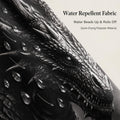 Dragon Shower Curtain for Bathroom, Black and White Boho Shower Curtain Set, Animal Fabric Modern Waterproof Bathroom Decor with 12 Hooks 72x72in