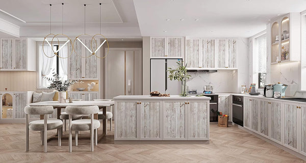 Heroad Contact Paper Peel and Stick Wallpaper Wood Grain Contact Paper for Cabinets Countertop Waterproof Removable Wallpaper Self Adhesive