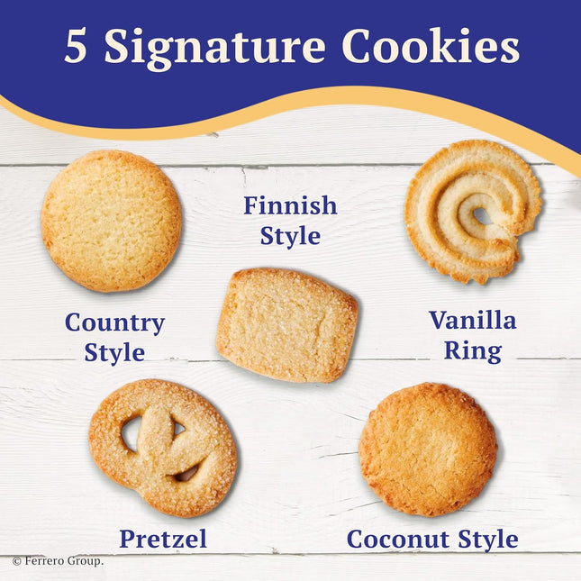 Royal Dansk Danish Cookie Selection, No Preservatives or Coloring Added, 12 Oz. 