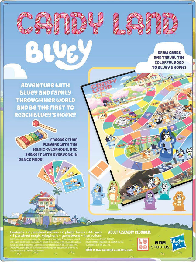 Hasbro Gaming Candy Land Bluey Edition Board Game | Ages 3 and up | 2-6 Players 