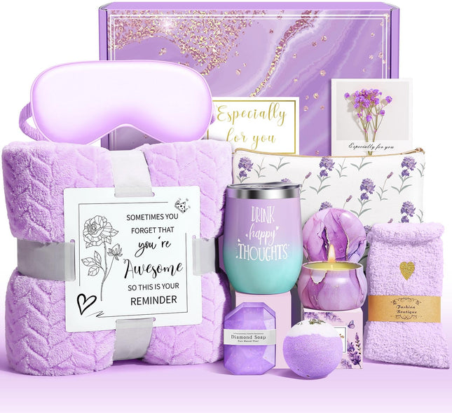 Happy Birthday Gifts for Women Self Care Gift, Relaxing Care Package Get Well So