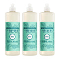 MRS. MEYER'S CLEAN DAY Liquid Dish Soap, Biodegradable Formula, Limited Edition Mint, 16 Fl. Oz - Pack of 3