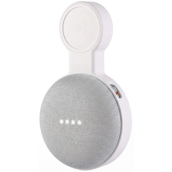 Wall Mount for Google Home Mini & Google Nest Mini, Cord Management | Hides Cords, Clears Counter Space, No-Drill Easy Installation 1 Pack