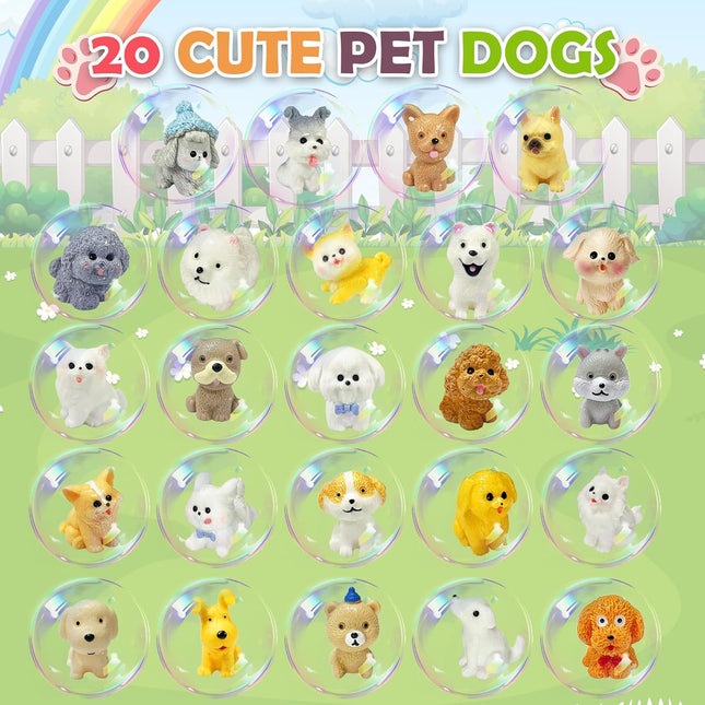 Bath Bombs for Kids with Surprise Inside, 20 Pack Kids Bath Bombs with Puppy Dol
