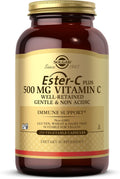 Solgar Ester-C plus Vitamin C (Ascorbate Complex) - Gentle & Non Acidic - Antioxidant & Immune Support - Non GMO, Vegan, Gluten Free, Kosher -