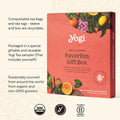 Yogi Organic Tea Sampler Gift Box - Assorted Delicious Wellness Teas - 9 Favorite Herbal, Green & Black Teas - Tea Gift Set & Variety Pack (45 Tea