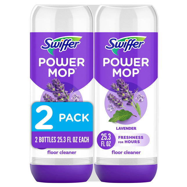 Swiffer Power Mop Refill Solution, Floor Cleaner for Mopping Tile, Vinyl, Lamina
