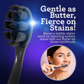 GuruNanda Butter on Gums Charcoal Toothbrush - 8000+ SoftexTM Bristles for Sensitive Teeth & Gums, Aids in Teeth Whitening, Extra Soft (6 Count) 6