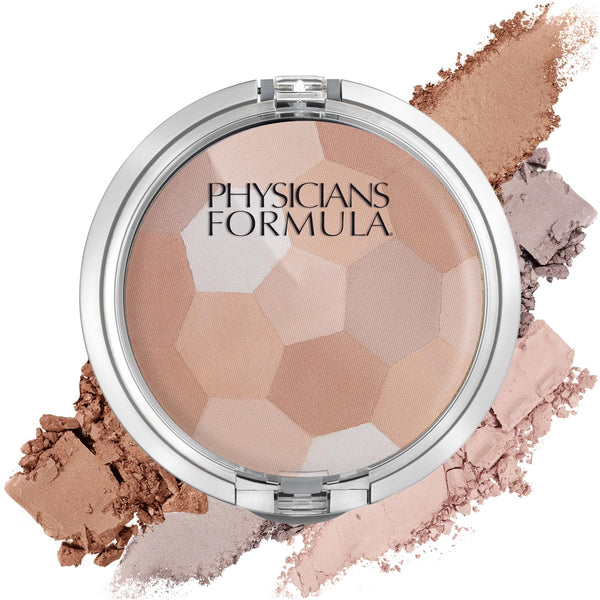 Physicians Formula Setting Powder Palette Multi-Colored Pressed Finishing Powder Translucent, Natural Coverage, Dermatologist Tested, Clinicially