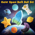 Space Bath Bombs for Kids with Surprise Inside, 8 Pack Kids Galaxy Bath Bombs with Space Toys for Toddler Boys Girls Handemade Rainbow Bubble Bath