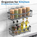 EUDELE Shower Caddy 2 Pack, Adhesive Shower Organizer for Home Decor & Kitchen Storage, No Drilling, Rustproof Stainless Steel Bathroom Shelf