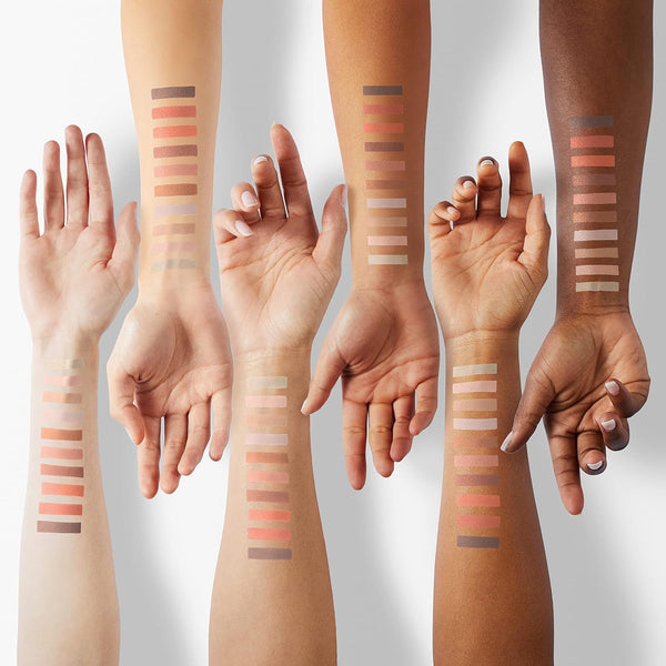 Pacifica Pink Nudes Mineral Eyeshadow Palette, 10 Neutral Shades, for Natural or Smoky Eye Look, Naked Eye Makeup, Longwearing & Blendable, Vegan,