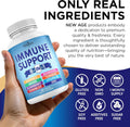 NEW AGE 8 in 1 Immune Support Booster Supplement with Echinacea, Vitamin C and Zinc 50Mg, Vitamin D 5000 IU, Turmeric Curcumin & Ginger, B6,