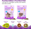 Catstages Nina Ottosson Buggin’ Out Puzzle & Play Cat Puzzle Feeder – Interactive Treat Game for Indoor Cats, Level 2 Slow Feeder Enrichment Toy,