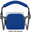 Top Glides Universal Rollator Walker Seat and Backrest Covers (Blue)