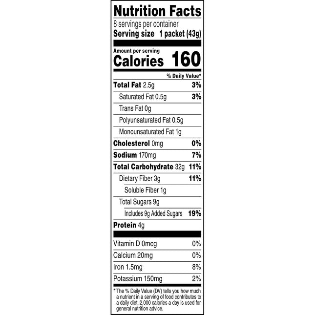 Quaker Instant Oatmeal, Gluten Free, Maple & Brown Sugar, Heart Healthy Oatmeal,